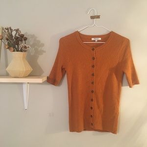 Madewell Button Up Sweater NWOT